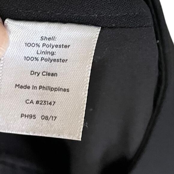 Women's Talbots Curvy Dress Pants Black Trousers Office Pants 12 - Picture 8 of 10